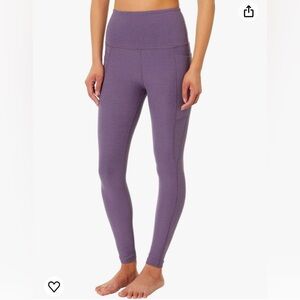 Beyond Yoga Spacedye Out Of Pocket High Waisted Midi Legging - Purple Haze - M